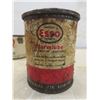 Image 9 : Four Vintage Cans Including Phillips 66 Quart Can, Rico Grease, Esso Marvellube, and Sure Seal Pipe