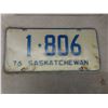 Image 3 : Ten License Plates Including 1971 Manitoba, Motorcycle Plate, Two Ontario, and 1976 Saskatchewan