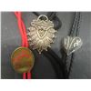 Image 11 : Fashion Jewelry Including Bolos, Earrings, Leather Style Bracelets, and Brooches