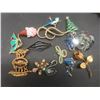 Image 5 : Fashion Jewelry Including Bolos, Earrings, Leather Style Bracelets, and Brooches