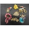 Image 6 : Fashion Jewelry Including Bolos, Earrings, Leather Style Bracelets, and Brooches