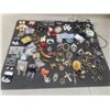 Image 1 : Fashion Jewelry Including Earrings, Brooches, Rings, and Necklaces