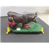 Image 8 : Case Top Coin Bank, Man Milking Cow, , Reproduction