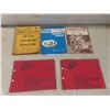 Image 1 : Five Manuals Including Ford Tractor, Self-Propelled Swather, Rototiller, and International TD-14A C