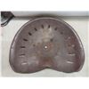 Image 7 : Two Tractor Implement Seats, One Cast and One Metal