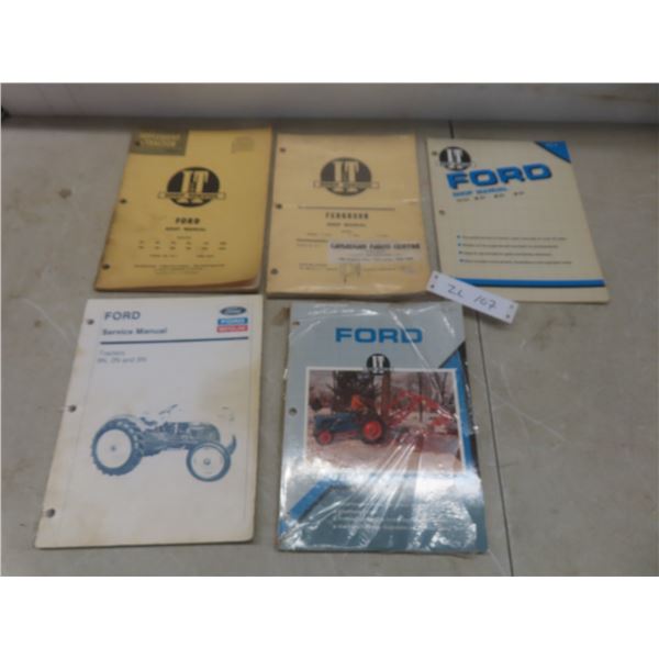 Five Ford Tractor Manuals
