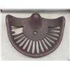Image 2 : Two Vintage Cast Tractor Implement Seats