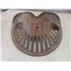 Image 3 : Two Vintage Cast Tractor Implement Seats