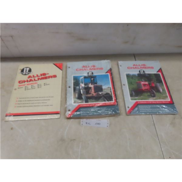 Three Allis-Chalmers Tractor Manuals, Two Factory Sealed