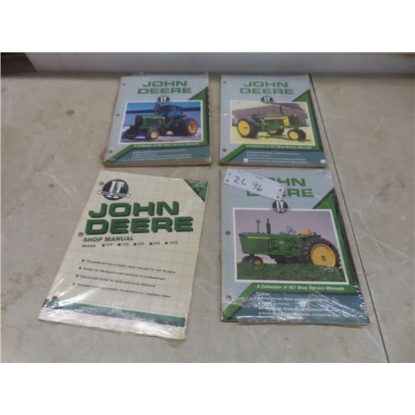 4 John Deere Tractor Manuals, Models JD-201, 202, 203 & 62, Factory Sealed
