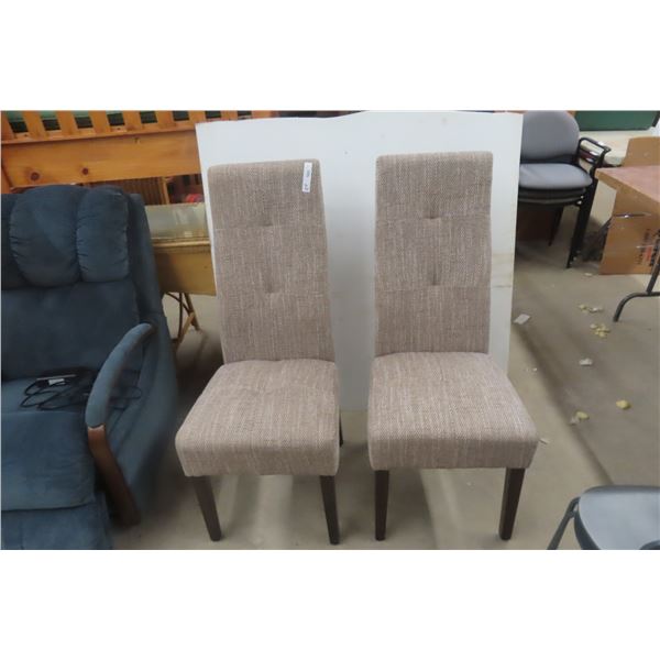 Two Modern Dining Room Chairs