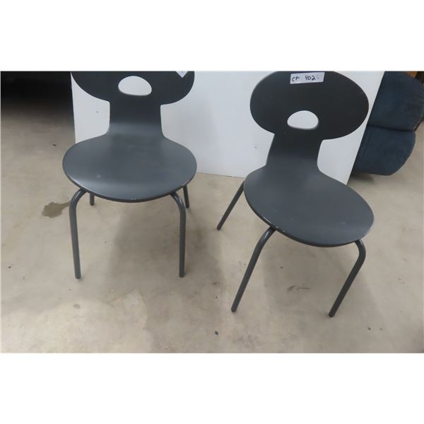 Two Child Chairs, Stackable