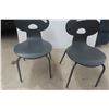Image 5 : Two Child Chairs, Stackable