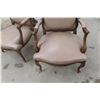 Image 5 : Two Leather and Wood Arm Chairs, Very Detailed