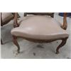 Image 6 : Two Leather and Wood Arm Chairs, Very Detailed