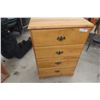 Image 4 : Dresser With Four Drawers, Maple, 37" x 25" x 16"