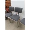 Image 3 : Three Modern Chrome Chairs
