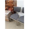 Image 4 : Three Modern Chrome Chairs