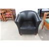 Image 1 : Leather Or Leather Style Arm Chair