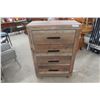 Image 1 : Modern Dresser With Four Drawers, Rustic Look, 47" x 31" x 16"