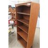 Image 2 : Open Shelf Cabinet With Five Adjustable Shelves, 72" x 30 1/2" x 15 1/2"