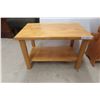Image 2 : Occasional Table 23" x 24" x 14 1/2"and Magazine Rack