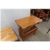 Image 6 : Occasional Table 23" x 24" x 14 1/2"and Magazine Rack
