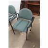 Image 3 : Four Waiting Room Arm Chairs, Stackable