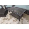 Image 12 : Five Piece Wicker Sunroom Or Patio Set  - 2 Chairs, Coffee Table and Ottaman