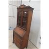 Image 10 : Walnut Secretary 76" x 28" x 16"
