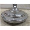 Image 2 : Vtg Chrome Standup Ashtray w/ Glass Ashtray