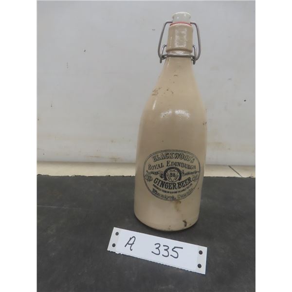 Blackwoods Ginger Beer Stoneware 2 Quart Bottle