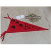 Image 1 : Vtg Beatles Pennant & Harley Davidson Patch