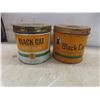 Image 2 : Three Tobacco Containers: Two Black Cat Metal and One Craven A Plastic