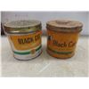 Image 3 : Three Tobacco Containers: Two Black Cat Metal and One Craven A Plastic