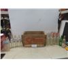 Image 1 : Orange Crush Crate (10" x 19" x 12") w/ 24 Soda Bottles (Fanta, Pepsi-Cola, Canada Dry