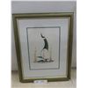 Image 1 : Vtg Peguis First Nation Leo Sweetpea Neilsen Pro Framed Signed Numbered Lithographed Print