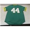 Image 4 : Oakland A’s Reggie Jackson Mitchell & Ness 1987 Vtg Throwback Jersey, Medium