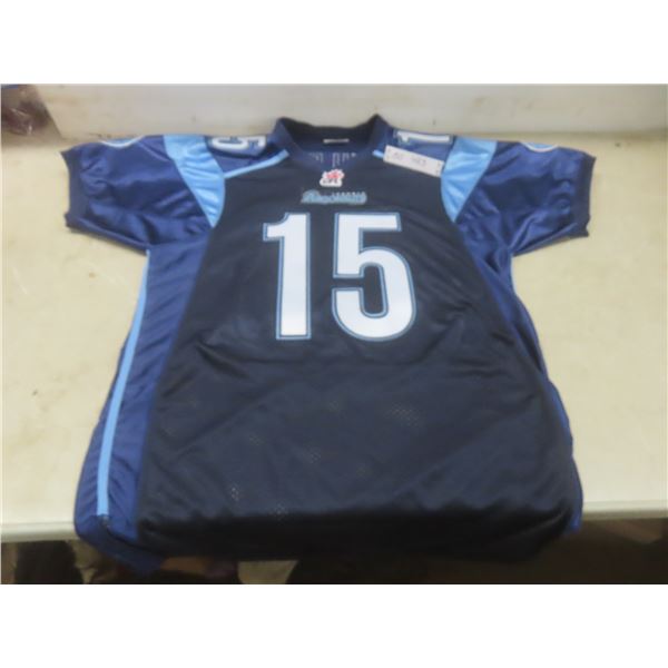 Vtg Autographed Tony Miles Toronto Argonauts Men’s Large Jersey
