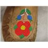 Image 8 : Vtg First Nations Cree Beaded Rabbit Fur Trim Buckskin Moccasins/Mukluks, Soles 10 Inches in Length