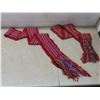Image 7 : Festival Du Voyageur Lot Incl Real Fur Hat, Size Small, and Two Metis Sashes