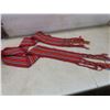 Image 8 : Festival Du Voyageur Lot Incl Real Fur Hat, Size Small, and Two Metis Sashes