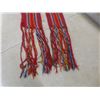 Image 9 : Festival Du Voyageur Lot Incl Real Fur Hat, Size Small, and Two Metis Sashes