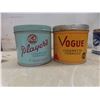 Image 3 : Vtg Lot of Tobacco Tins Incl Zig Zag, Vogue and Players