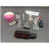 Image 1 : Vtg Lot of Mini/Sample Cologne/Perfume Bottles: Benetton, Hugo Boss, Gucci, Face Powder