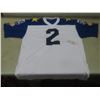 Image 1 : Vtg Tom Clements Winnipeg Blue Bombers 1987 Blue and Gold Game Jersey