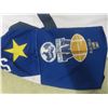 Image 3 : Vtg Tom Clements Winnipeg Blue Bombers 1987 Blue and Gold Game Jersey