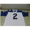 Image 6 : Vtg Tom Clements Winnipeg Blue Bombers 1987 Blue and Gold Game Jersey