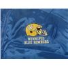 Image 6 : Vtg Winnipeg Blue Bombers Softwear Canada Satin Jacket, Men’s Small