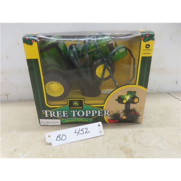 John Deere 8410 Tractor Christmas Tree Topper in Original Box